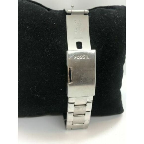 Fossil ES3203 Women's Watch Stainless Steel Bracelet Silver Crystal 38mm D62 - Picture 2 of 9